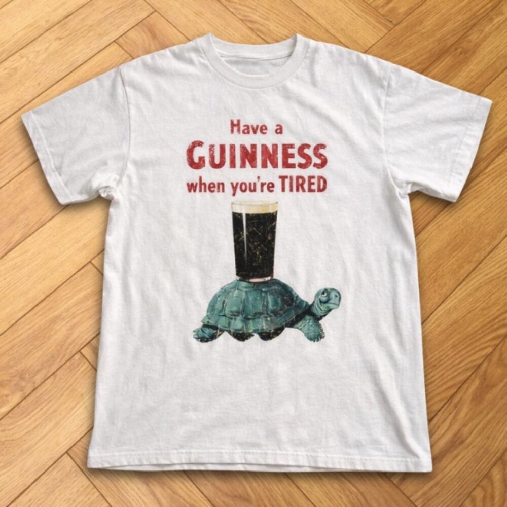 Have A Guinness When You're Tired Turtle Graphic Tee